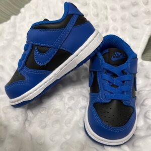 Nike Kids Dunks Blue and Black Sneakers